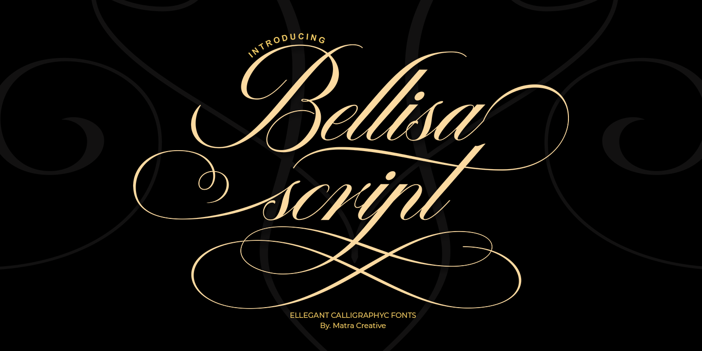 Font Bellisa Script